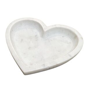 Heart-Shaped Marble Tray